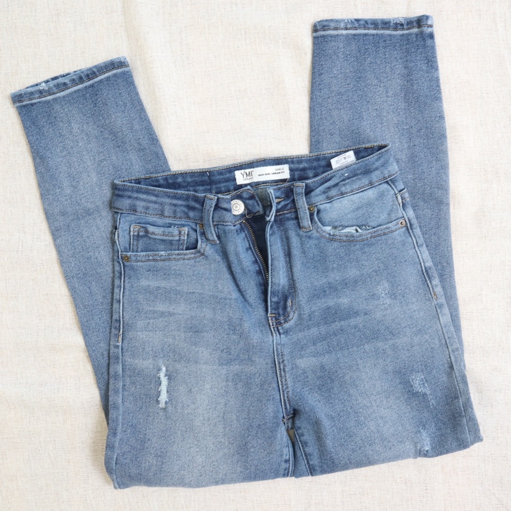 YMI Dream Fit High Rise Ankle Jeans